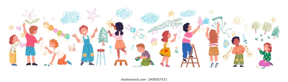 Children's art materials